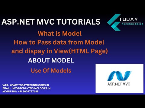 What Is Model and Use of Model | Asp.net MVC  Tutorials |  MVC | Today Technologies