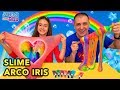 Hacemos ARCO IRIS DE SLIME. Rainbow Slime Challenge | ABY