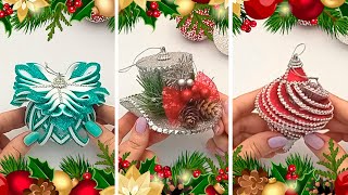 3 Ideas Christmas Craft 🎅  DIY Christmas Tree Decorations Ideas 🎄 Diy Christmas Craft 2023