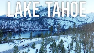 Winter VANLIFE in Lake Tahoe and Snowboarding Squaw Valley  Van Life Ep 35