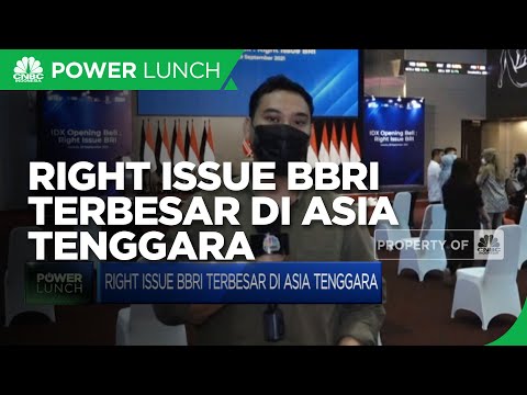 Right Issue BBRI Terbesar di Asia Tenggara