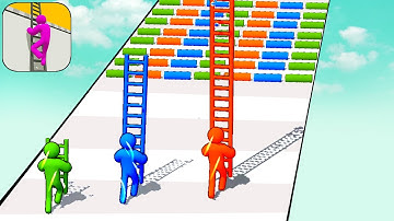 New Satisfying Mobile Game Ladder Masters Top Tiktok Free Gameplay (Android,iOS) Walkthrough Update