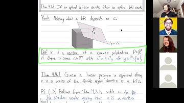 Linear Programming 16: Basic feasible solutions - Geometry