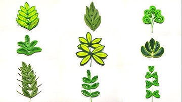 New Types of Quilling Leaves | How to make Quilling Leaf | Different Types | Easy Tutorial PART-1
