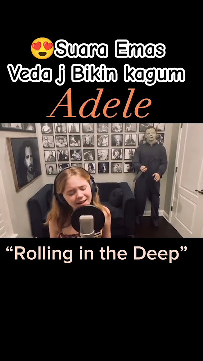 Adele - rolling in the deep cover veda j #lagupopuler #adela #coversong2023 #rockstar #suaraemas