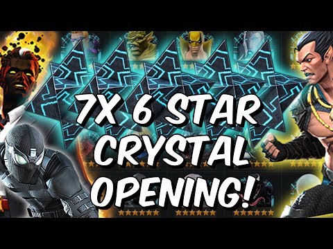 7x 6 Star Crystal Opening - 75,000 6 Star Shards - Marvel Contest of Champions - 7x 6 Star Crystal Opening - 75,000 6 Star Shards - Marvel Contest of Champions