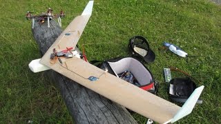 Flying wing version 2 maiden & crash but no flutter
