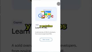 Aprende Desarrollo Web con los Cursos GRATIS de Google