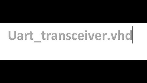 UART transceiver