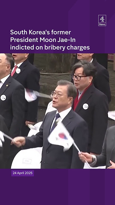 South Korea's former President Moon Jae-In indicted on bribery charges