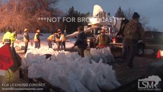 1-7-17 Sparks, Nevada Sandbagging Operations - Flood Preparation