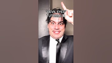 “DEVIL EYES” TUTORIAL☠️#devil #eyes #tutorial #lifehacks #trick #shelove