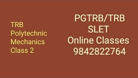 TRB Polytechnic Mechanics C2