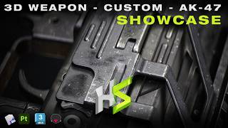 3D Weapon Tutorial - Custom AK 47 - Showcase