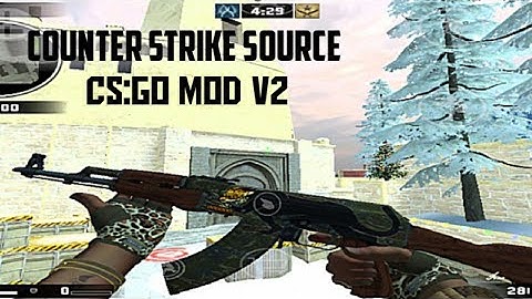 CSS PORT MOBILE | MOD CS:GO V2 | BY Night. | MIRAGE WINTER MAP | GAMEPLAY | (ANDROID/PC)