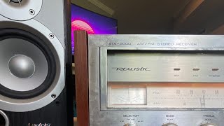 Realistic STA-2000 AM/FM Stereo Receiver 75 watts per channel - eBay Listing