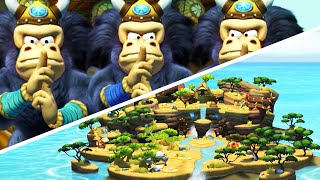 Donkey Kong Country: Tropical Freeze - World 3: Bright Savannah - No Damage 100% Walkthrough