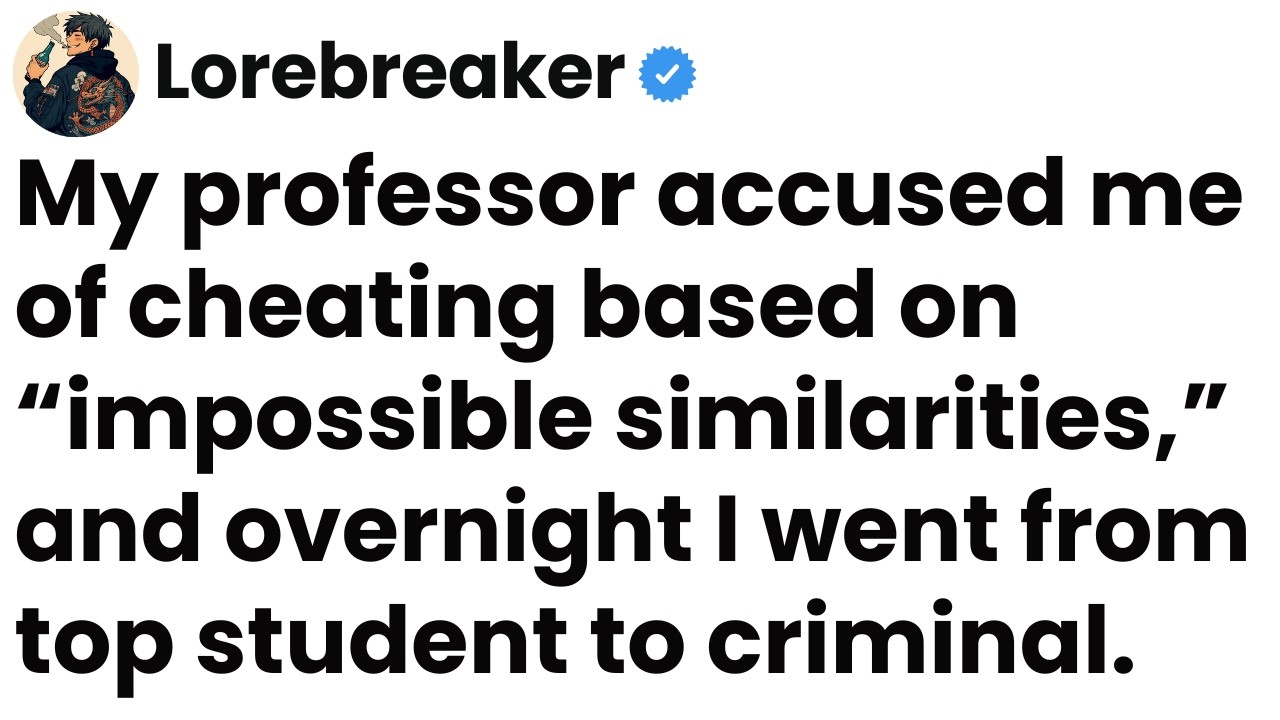 A professor accused me of cheating without proof, and it wrecked my semester.