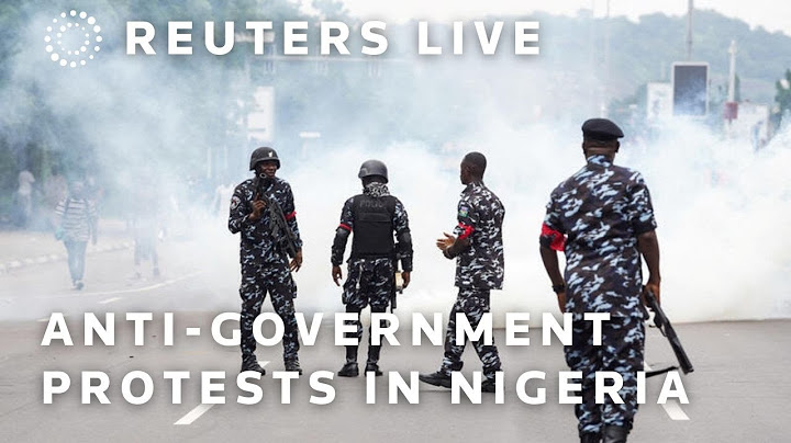 LIVE: Anti-government protesters march in Lagos, Nigeria