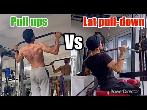 Mastering Your Upper Body: Pull-ups vs Lat Pull-downs