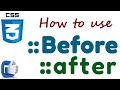 Learn CSS ::before and ::after in Urdu Hindi