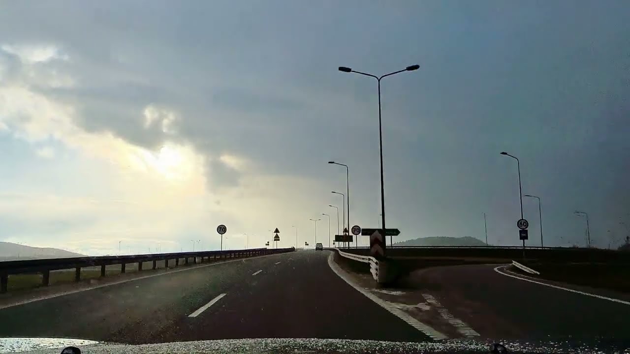 S7 / dk 7 Kielce Chęciny - Kraków - ucieczka przed zimą w kierunku słońca  / BONUS jazda po Krakowie