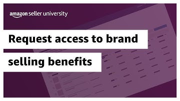 Request access to brand selling benefits