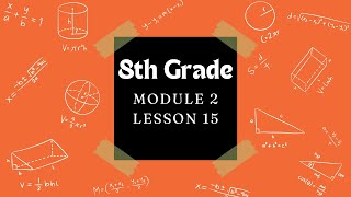 8th Grade Module 2 Lesson 15 (Eureka Math Squared)