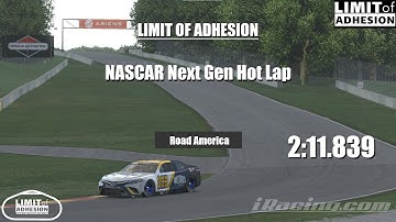 iRacing NASCAR Next Gen - Hot Lap - Road America - 2:11.839
