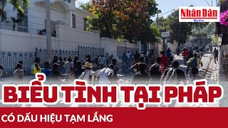 Biểu Tình Tại Pháp Tạm Lắng Báo Nhân Dân