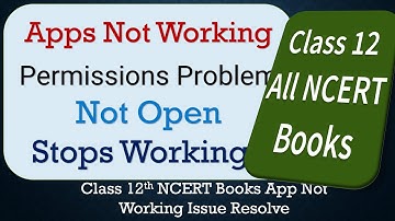 How To Fix Class 12 NCERT Books App not working
