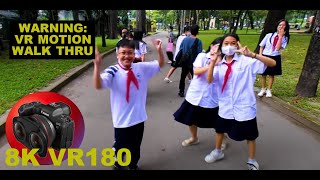 VIETNAM LOVES TOURISTS Tao Dan Park Walk SAIGON 8K 4K VR180 3D (Travel Videos ASMR Music) screenshot 4