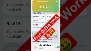 Online Earning App 💰🤑 #earnmoneyonline #earrings #freeonlineearning #onlinework #onlineearningapp