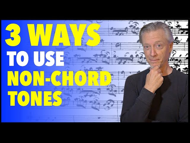 Passing Tones, Escape Tones, & Appoggiaturas | Melodic tricks for non-chord tones