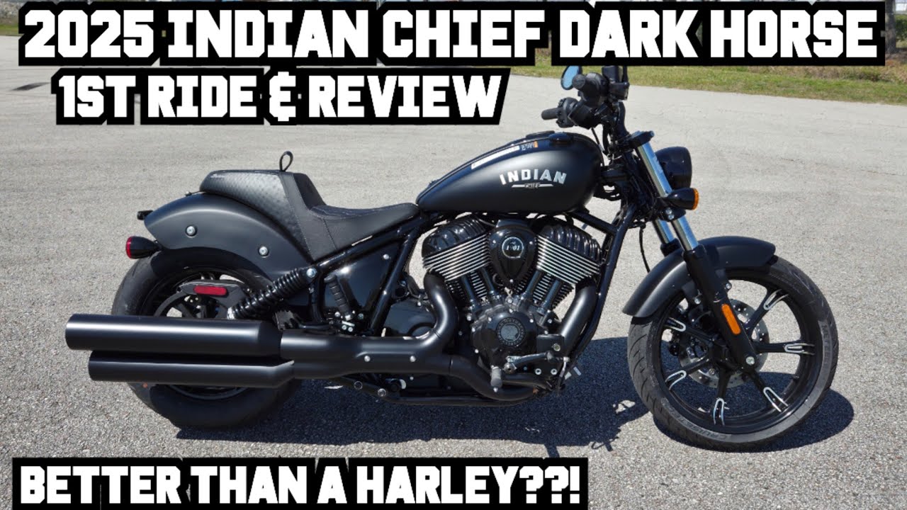2025 Indian Chief DARK HORSE Test Ride & Review *