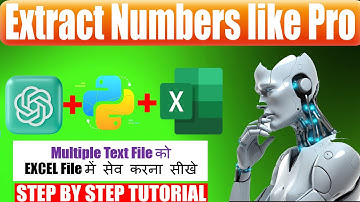 Extract Phone Numbers from Multiple Text Files to Excel Using Python with ChatGPT (2025)