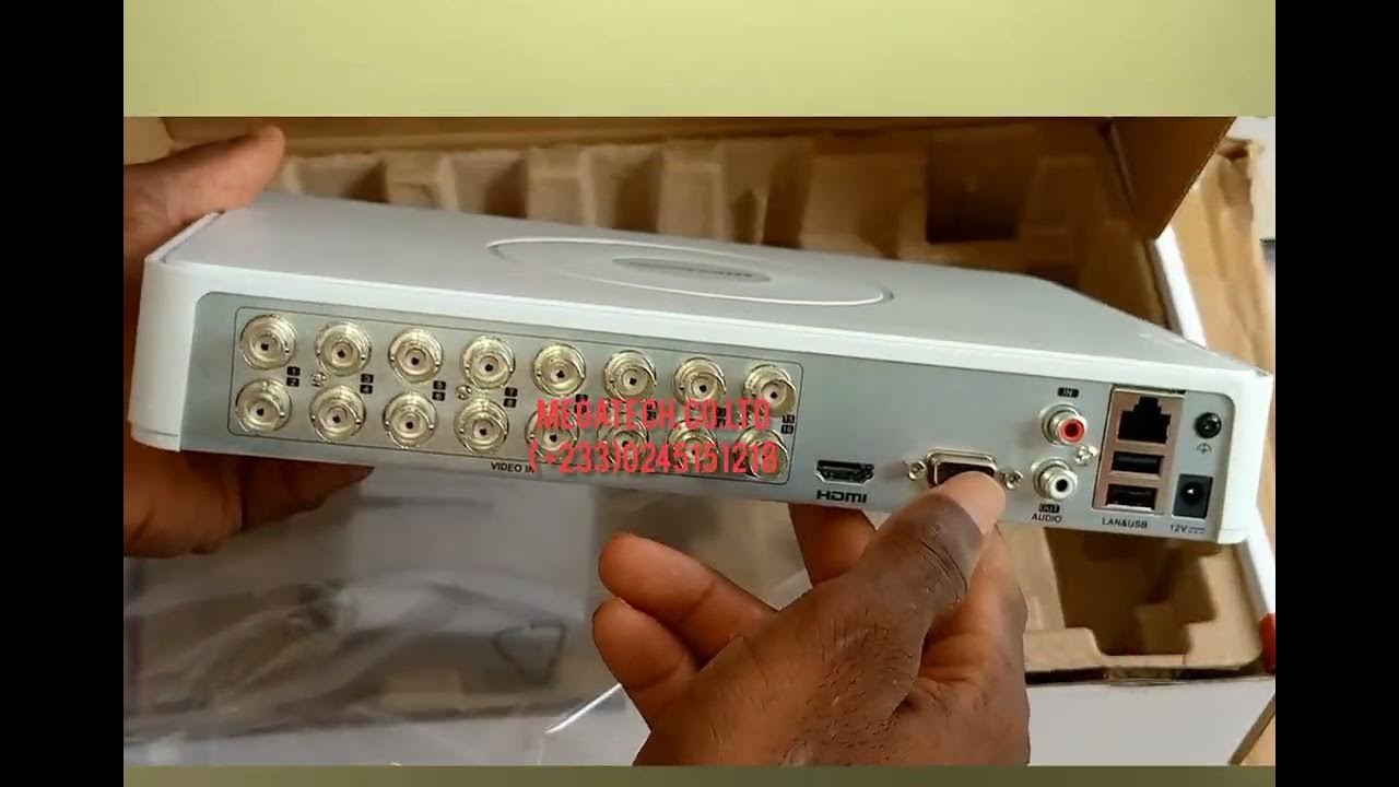 UNBOXING HIKVISION 16 CHANNELS TURBO HD DVR 7100 SERIES YouTube