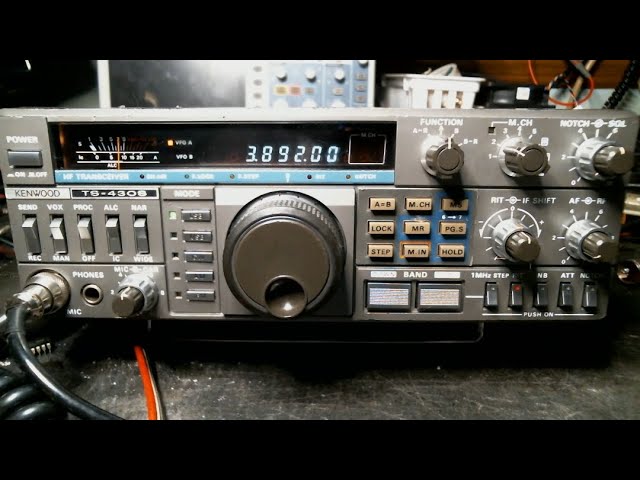 Kenwood TS-430S Missing 15M-10M - YouTube