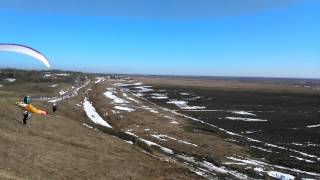 Hang Gliding First Steps to the Sky 14-03-15 Полет с большей высоты 3