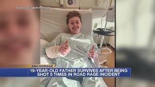 19-year-old Anchorage man shot five times in road rage incident released from hospital