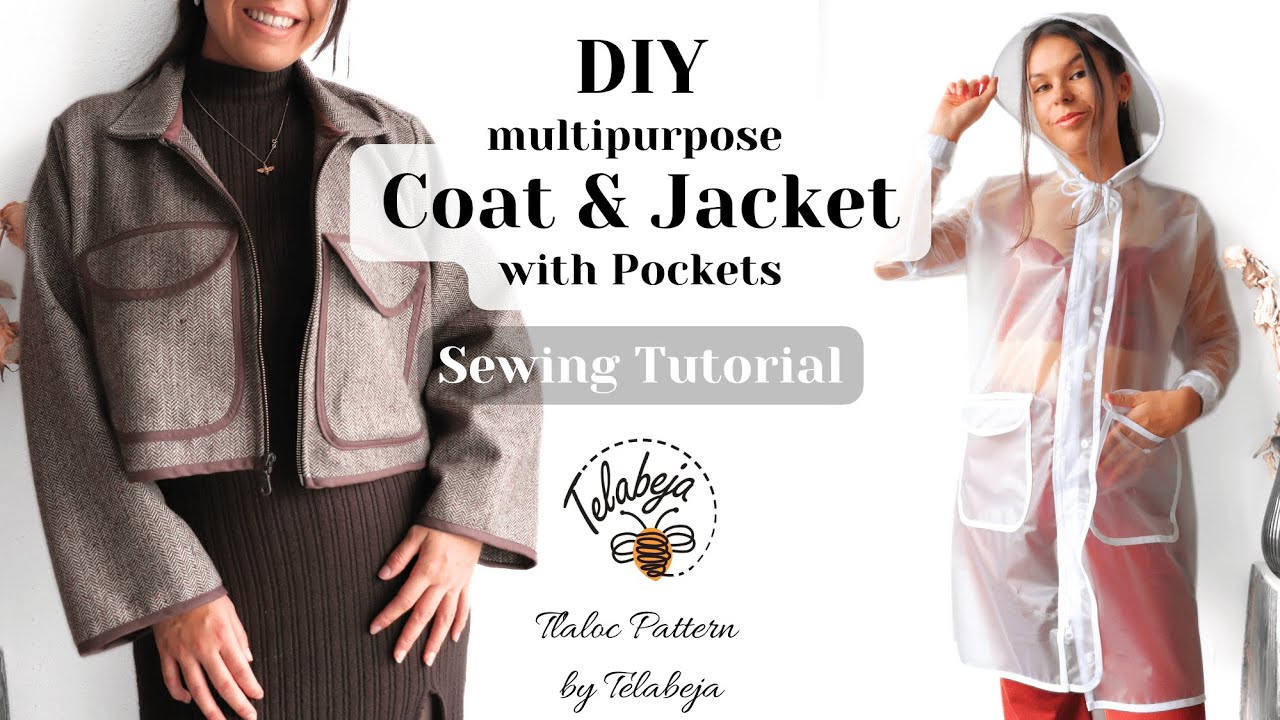 DIY Raincoat and Jacket! Tlaloc Pattern by Telabeja