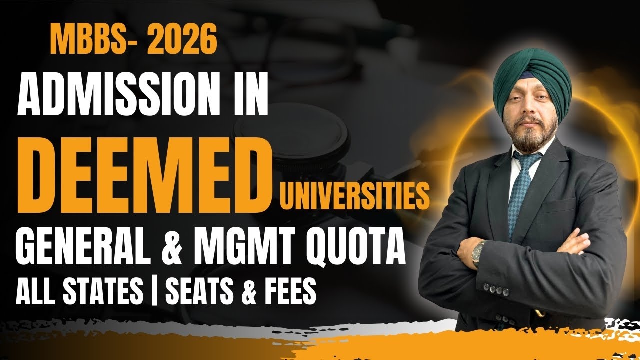 MBBS in Deemed Universities | MBBS 2026 Seats & Fees in Deemed Universities | Best MBBS Counselor