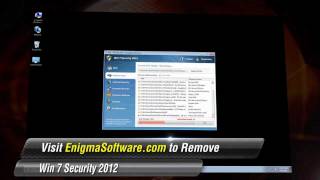 How to Detect and Remove Win 7 Security 2012