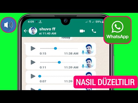 Whatsapp Ses Çalma Ekranı Kapalı Sorunu (%100 Çalışıyor) Nasıl Onarılır || Sesli Mesaj Çalışmıyor