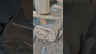 manual method of blacksmiths shaping the tip of a machete #tutorial #blacksmith #fypシ#fypシ゚viral