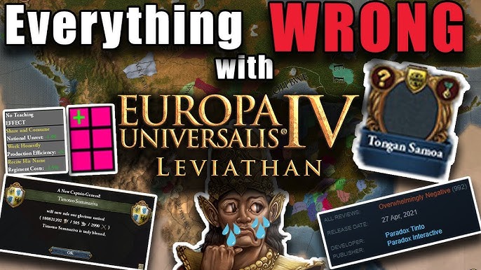 Broken Europa Universalis IV Leviathan DLC Launch Incenses Players