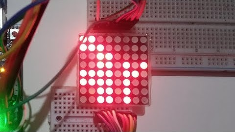 How to scroll text in 8×8 led display using Arduino UNO
