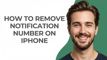 How To Remove Notification Number On Iphone - GUIDE!