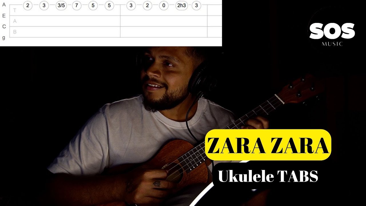 Zara Zara Ukulele Instrumental TABS for Beginners With Playthrough