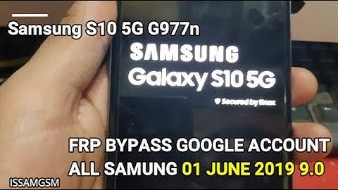 Samsung Galaxy S10 Plus 5G ,S10 & S10e G977n How to BYPASS Google Account EASY